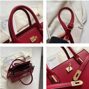 Red Bridal Handbags Lady Shoulder Bag Female Cross Body Bags