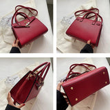 Red Bridal Handbags Lady Shoulder Bag Female Cross Body Bags
