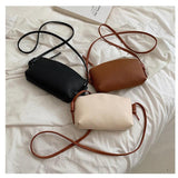 Women's Lychee Pattern Shoulder Bag Messenger Underarm Square Bag