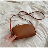 Women's Lychee Pattern Shoulder Bag Messenger Underarm Square Bag