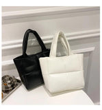 Women Square Shoulder Bags Lattice Leather Bags