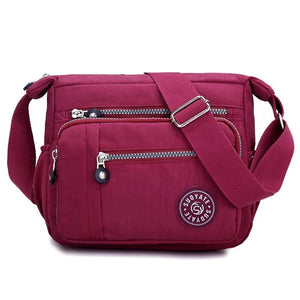 Waterproof Messenger Bag for Women with Shoulder Strap and Wallet Compartment