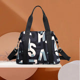 Women's Waterproof Nylon Messenger Bag Large Shoulder Tote