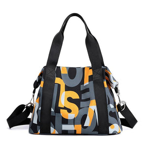 Women's Waterproof Nylon Messenger Bag Large Shoulder Tote