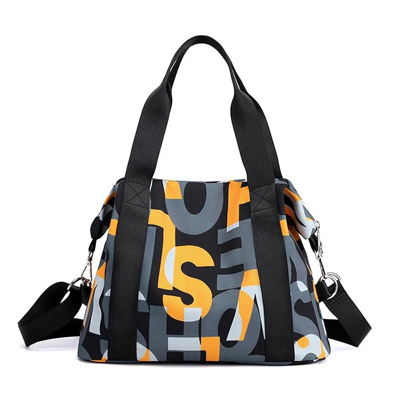 Women's Waterproof Nylon Messenger Bag Large Shoulder Tote