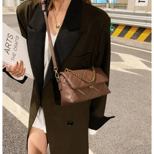 Rhombus Chain Shoulder Bags Women Fashionable Messenger Bags