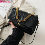 Rhombus Chain Shoulder Bags Women Fashionable Messenger Bags