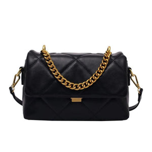 Rhombus Chain Shoulder Bags Women Fashionable Messenger Bags