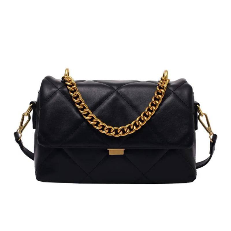 Rhombus Chain Shoulder Bags Women Fashionable Messenger Bags