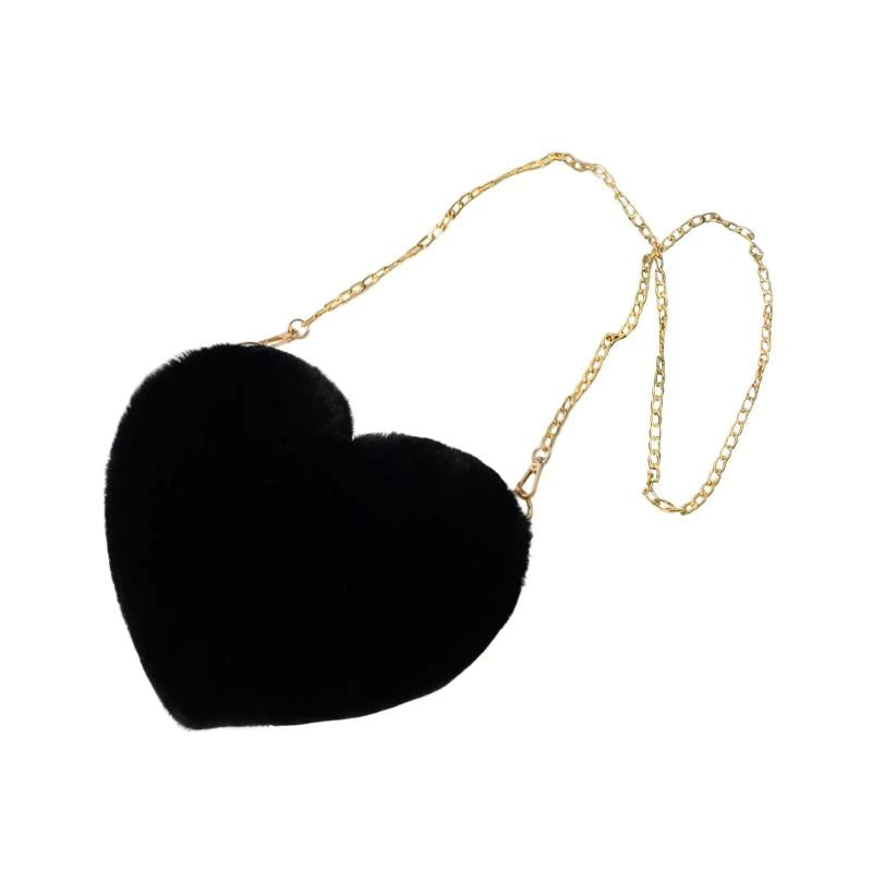 Stylish Women Heart Shoulder Bag Girls Casual Purse