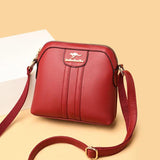 Casual High PU Leather Shoulder Bag Ladies Messenger Bag Wallet