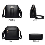 Casual High PU Leather Shoulder Bag Ladies Messenger Bag Wallet