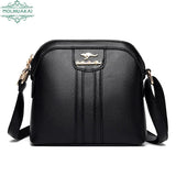 Casual High PU Leather Shoulder Bag Ladies Messenger Bag Wallet
