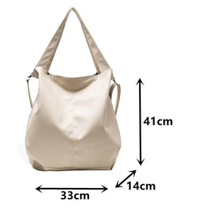 Soft Leather Messenger Bag Big Capacity Shoulder Bag Women Crossbody Bag