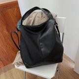 Soft Leather Messenger Bag Big Capacity Shoulder Bag Women Crossbody Bag