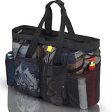 Women Mesh Transparent Bag Double-layer Heat Preservation Large Beach Bags Tote