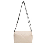 Lingge Shoulder Bags For Women Messenger Bags Solid Large Capacity Travel Tote