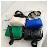 Lingge Shoulder Bags For Women Messenger Bags Solid Large Capacity Travel Tote