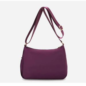 Women Shoulder Messenger Bag Nylon Oxford Lightweight Waterproof Zipper Package
