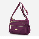 Women Shoulder Messenger Bag Nylon Oxford Lightweight Waterproof Zipper Package