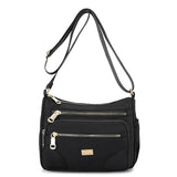 Women Shoulder Messenger Bag Nylon Oxford Lightweight Waterproof Zipper Package