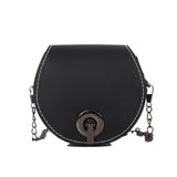 Retro Mini Shoulder Bags For Women Pu Leather Messenger Bag Chain Lipstick Bag