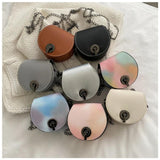 Retro Mini Shoulder Bags For Women Pu Leather Messenger Bag Chain Lipstick Bag