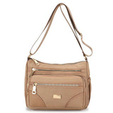 Nylon Shoulder Messenger Bag Waterproof Lightweight Travel Crossbody