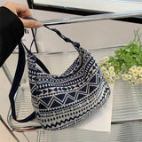 Women's Canvas Shoulder Bag Crossbody Young Student School Bookbag
