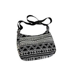 Women's Canvas Shoulder Bag Crossbody Young Student School Bookbag