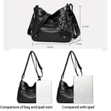 Women's Soft Leather Shoulder Bag Crossbody Handbag Purse