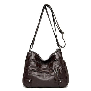 Women's Soft Leather Shoulder Bag Crossbody Handbag Purse