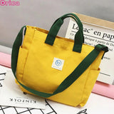 Large Canvas Tote Handbags Women Shopping Shoulder Bags Lady Crossbody Bags
