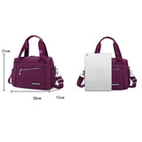 Polyester Shoulder Bag Large Capacity Messenger Bag Solid Handbag