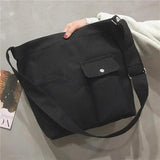 Canvas Tote Bag Soft Messenger Crossbody Shoulder Bags