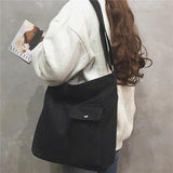 Canvas Tote Bag Soft Messenger Crossbody Shoulder Bags