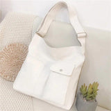 Canvas Tote Bag Soft Messenger Crossbody Shoulder Bags