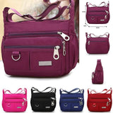 Women's Waterproof Nylon Messenger Bag Large Capacity Handbag