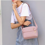 Nylon Shoulder Bag Waterproof Multi-pocket Women Crossbody Bags