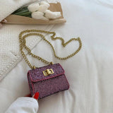 Sequins Crossbody Bags Summer Mini Chain Bags