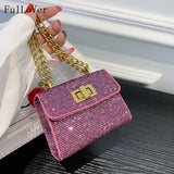 Sequins Crossbody Bags Summer Mini Chain Bags