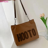 Women's Large Capacity Shoulder Tote Bag for Shopping and Travel