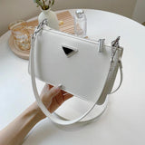 Women's Small Pu Leather Crossbody Bag Messenger Bag