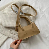 Solid Women Messenger Bags Female Shoulder Bags Retro Handbags