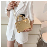 Women Casual Diamond Retro Shoulder Bags Solid Messenger Bag Square Handbags