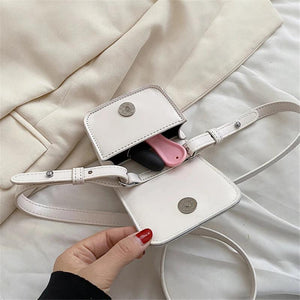 Mini Lipstick Bag PU Leather Crossbody for Women