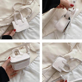 Mini Lipstick Bag PU Leather Crossbody for Women