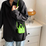 Mini Lipstick Bag PU Leather Crossbody for Women