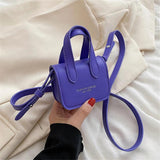 Mini Lipstick Bag PU Leather Crossbody for Women