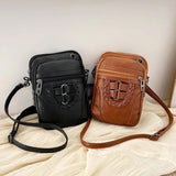 High-capacity Shoulder Bags PU Women Mobile Phone Bags Mini Female